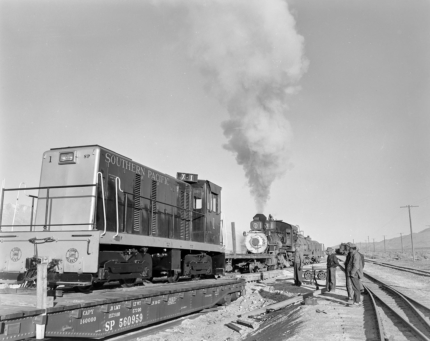 Southern Pacific train in Old Sacramento, a 28-acre National